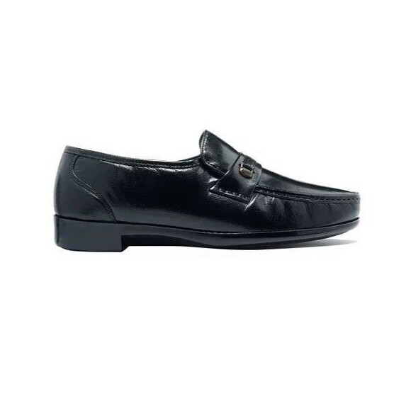 Bostonian Men\'s Prescott Slip-on Black Leather Loafers size 10 D main image 4